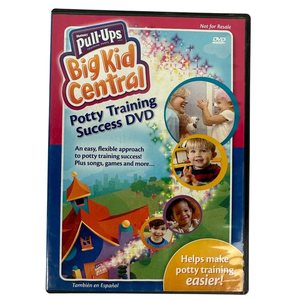 Huggies Pull-Ups Big Kid Central Potty Training Success DVD 2009 Kids Educationa